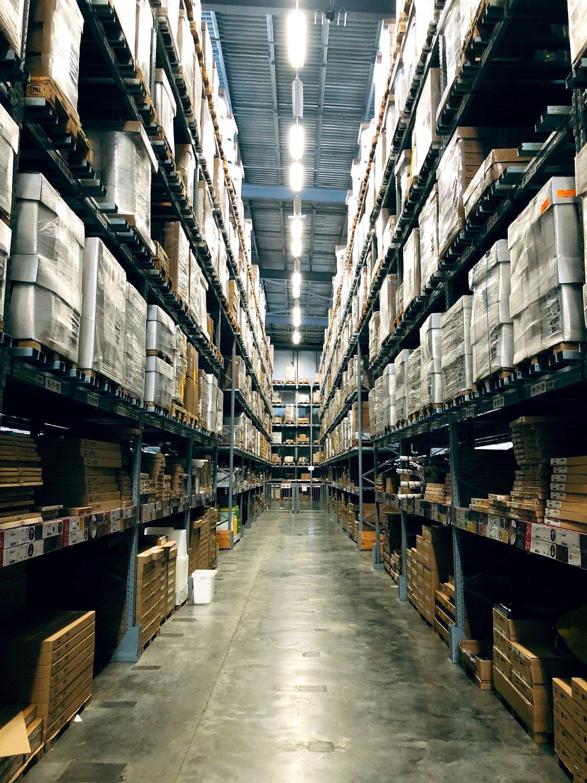 A wholesale supplier's warehouse fulfilling Supligo orders